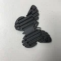 Bướm Articulated Siêu Dẻo Print In Place (Super Flexy Articulated Butterfly) - Thumbnail 3
