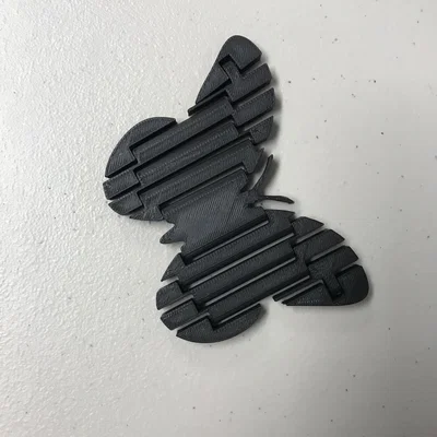 Bướm Articulated Siêu Dẻo Print In Place (Super Flexy Articulated Butterfly)