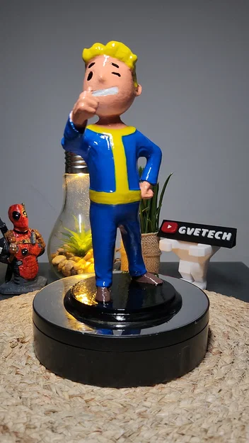 Mô hình 3D Vault Boy Fallout - Tượng trang trí cực chất cho game thủ - Image 1