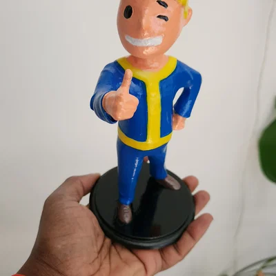 Mô hình 3D Vault Boy Fallout - Tượng trang trí cực chất cho game thủ