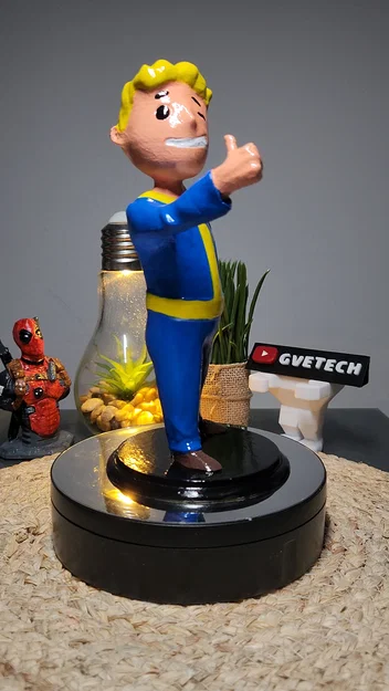 Mô hình 3D Vault Boy Fallout - Tượng trang trí cực chất cho game thủ - Image 3