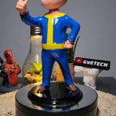Mô hình 3D Vault Boy Fallout - Tượng trang trí cực chất cho game thủ