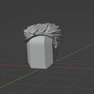 Phụ kiện đầu tóc nam ngắn cho mô hình Dummy 13 Type-M