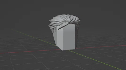 Phụ kiện đầu tóc nam ngắn cho mô hình Dummy 13 Type-M - Image 2