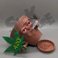 Chậu trồng cây 420: chậu hút “pot” (420 pot smoking pot planter) - Thumbnail 1