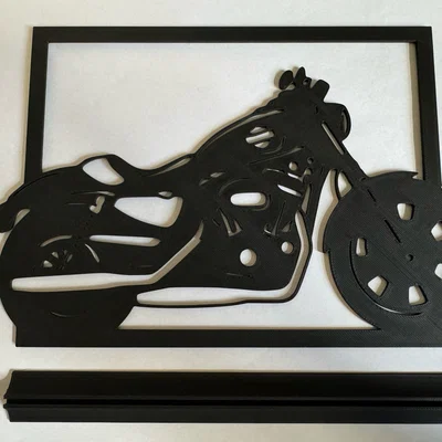 Mô hình trang trí 3D Harley Davidson Sportster 883 tuyệt đẹp