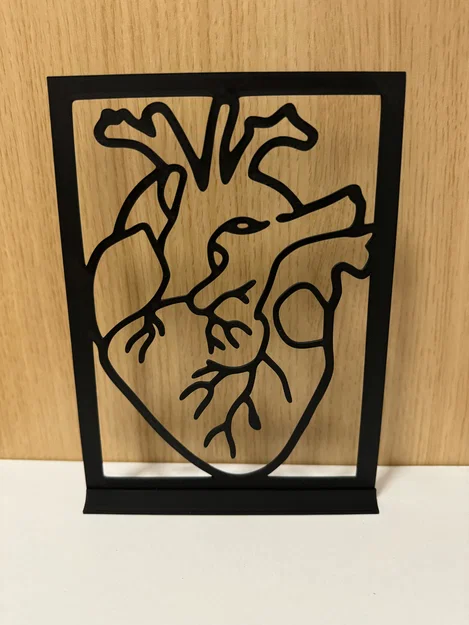 Mô hình trang trí trái tim nghệ thuật 3D độc đáo - Image 1