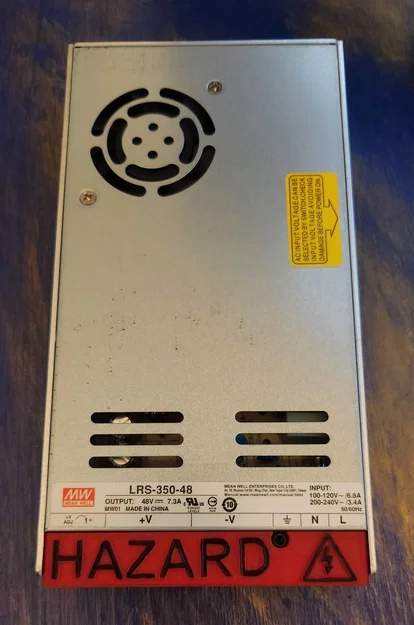 Ốp che terminal cho nguồn Meanwell LRS-350 (Power Supply Guard) - Image 1