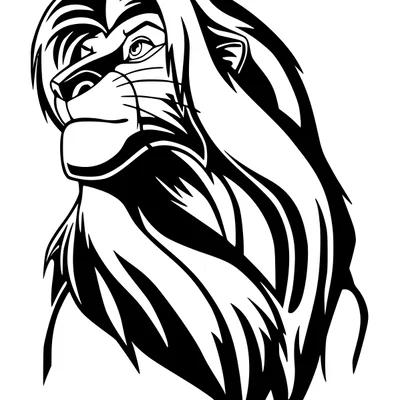 Mô hình in 3D Vua Sư Tử Simba trang trí nghệ thuật đẹp mắt