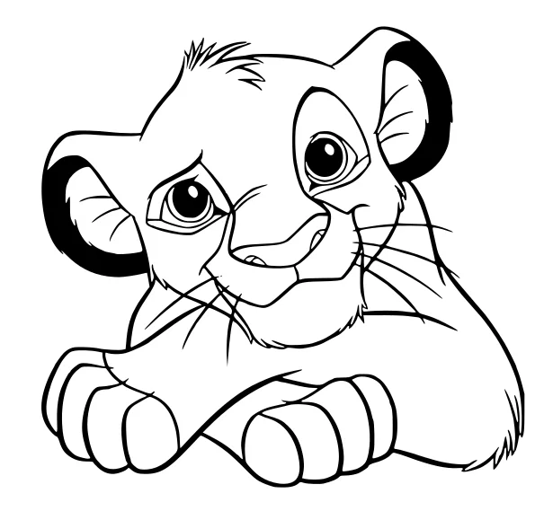 Mô hình 3D Simba Lion King - Tải file STL in 3D chất lượng - Image 1