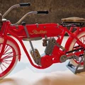 Mô hình Indian motorcycle single cilinder 1910 – Ed van der Heijden - Thumbnail 1