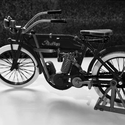 Mô hình Indian motorcycle single cilinder 1910 – Ed van der Heijden