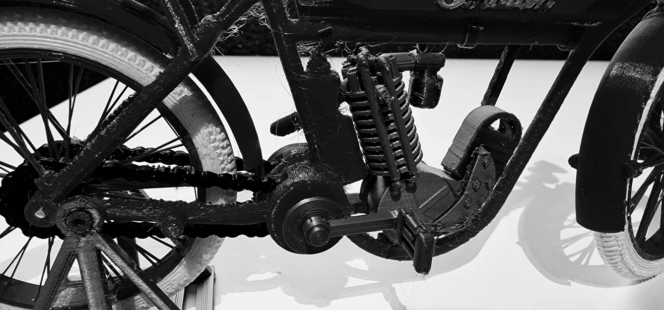 Mô hình Indian motorcycle single cilinder 1910 – Ed van der Heijden - Image 5