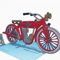 Mô hình Indian motorcycle single cilinder 1910 – Ed van der Heijden - Thumbnail 14