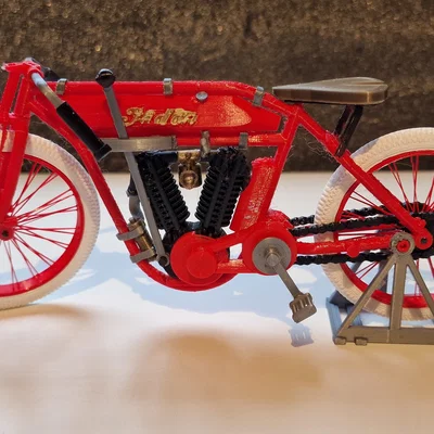 Indian Motorcycle Double Cylinder 1913 - Thiết kế Ed van der Heijden