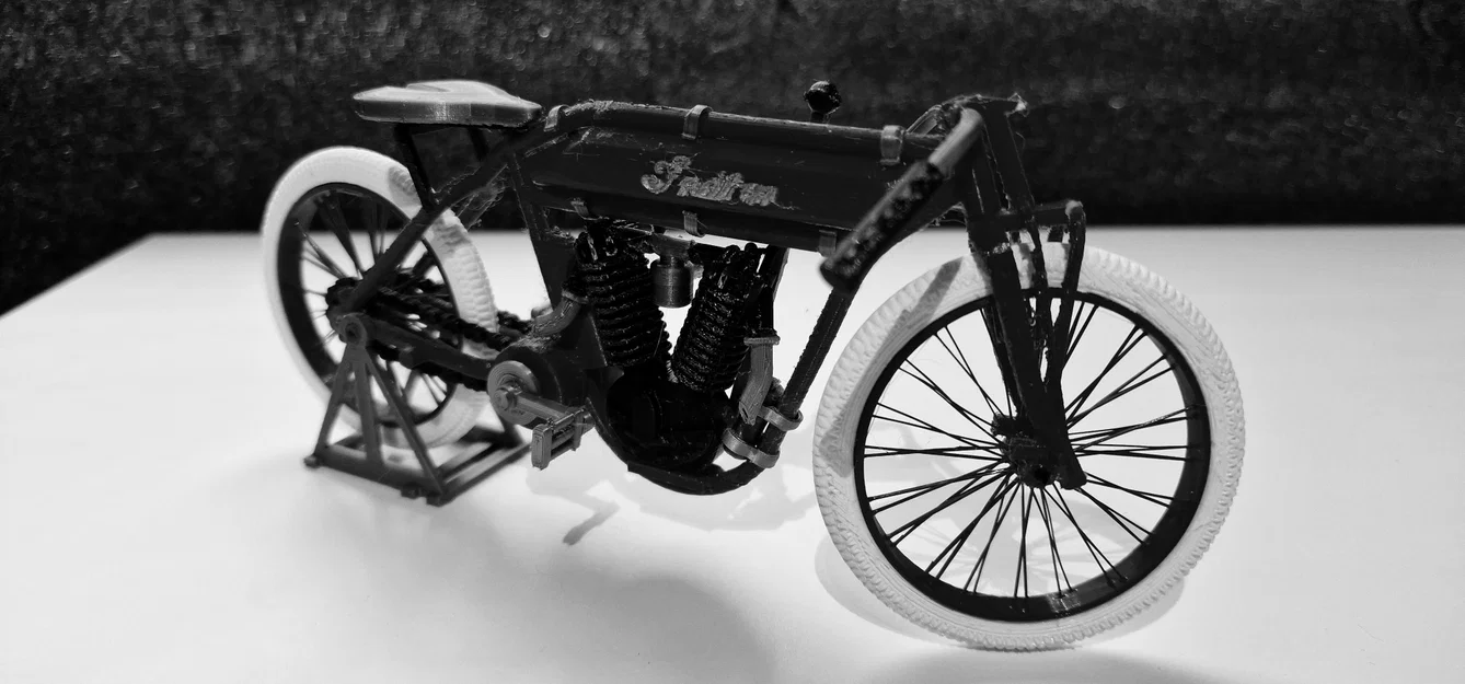 Indian Motorcycle Double Cylinder 1913 - Thiết kế Ed van der Heijden - Image 4