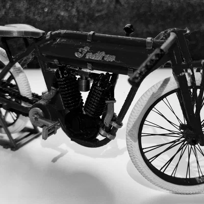 Indian Motorcycle Double Cylinder 1913 - Thiết kế Ed van der Heijden