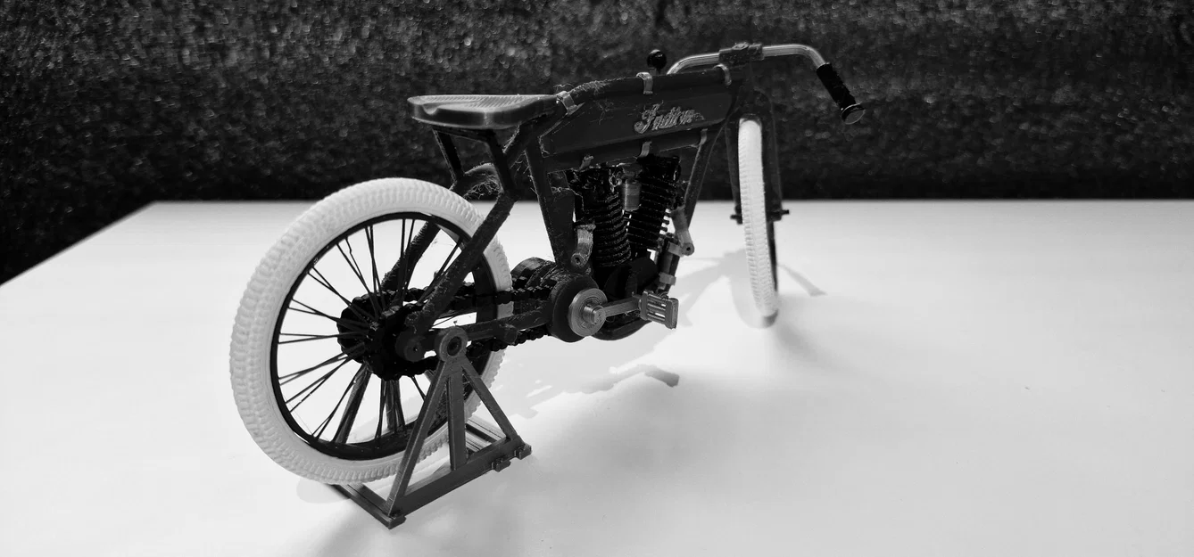 Indian Motorcycle Double Cylinder 1913 - Thiết kế Ed van der Heijden - Image 8