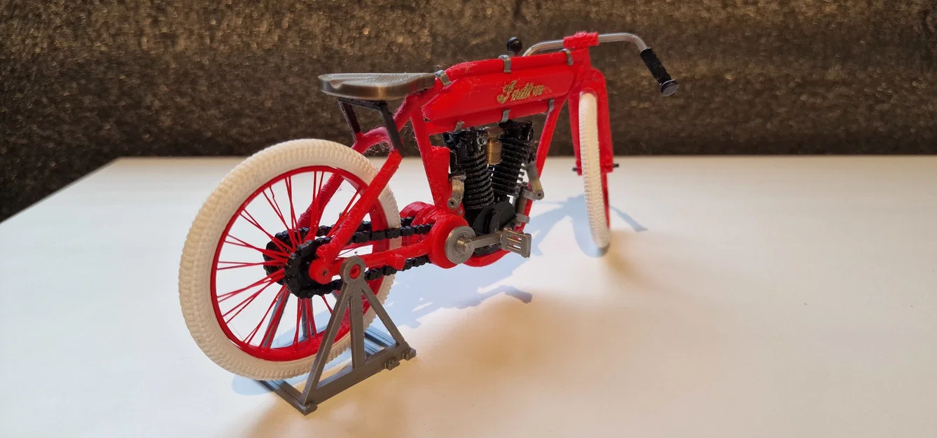 Indian Motorcycle Double Cylinder 1913 - Thiết kế Ed van der Heijden - Image 9