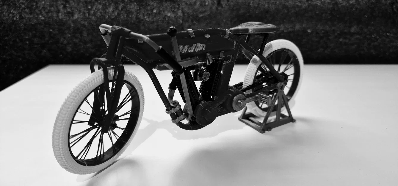 Indian Motorcycle Double Cylinder 1913 - Thiết kế Ed van der Heijden - Image 12