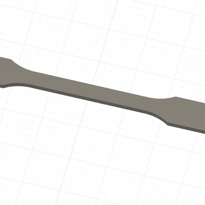 Mẫu Thử Kéo Dogbone Chuẩn ISO 527-2A và 2B Cho Máy In 3D