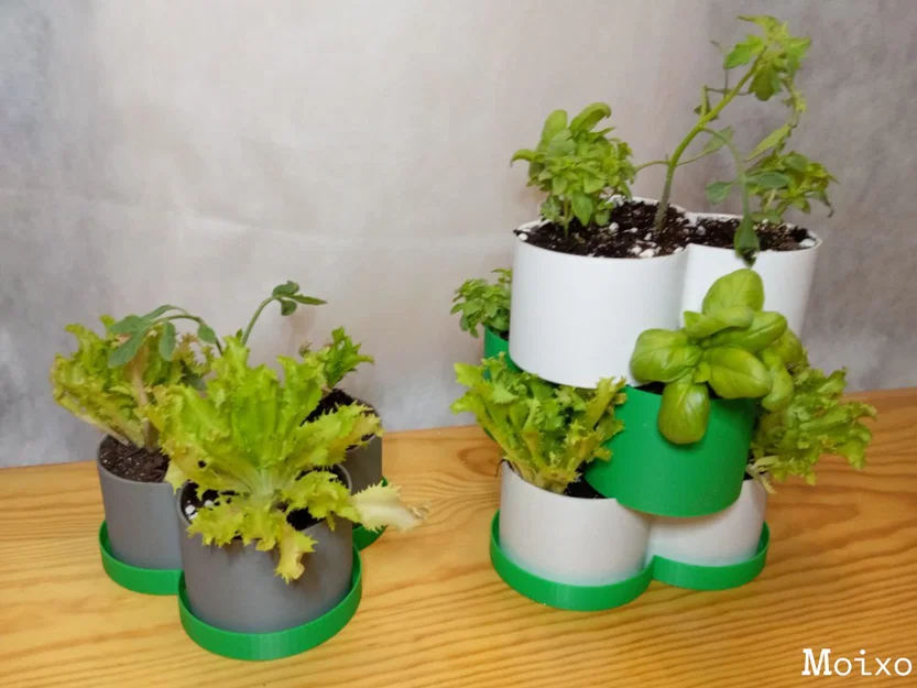 Torre Pot – Chậu trồng cây xếp tầng (stackable planter) - Image 1