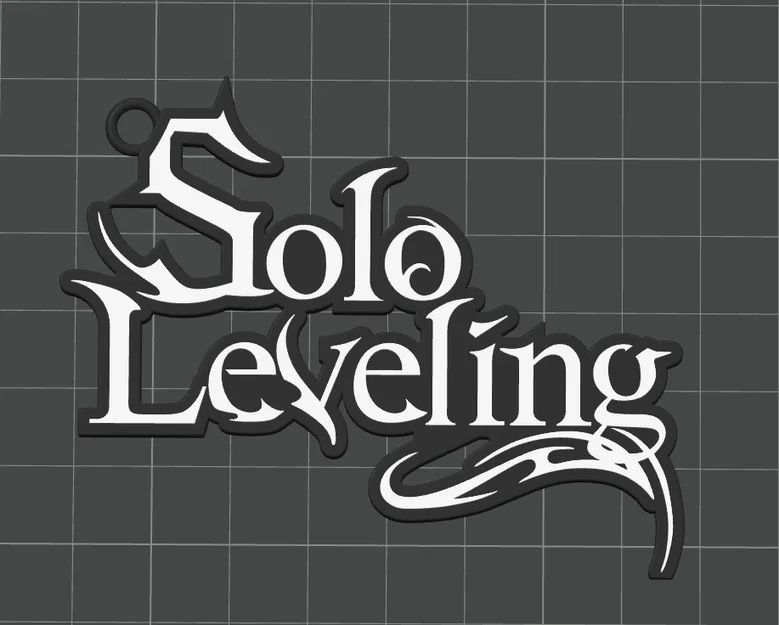 Móc khóa logo Solo Leveling đẹp mắt cho fan anime - Image 1