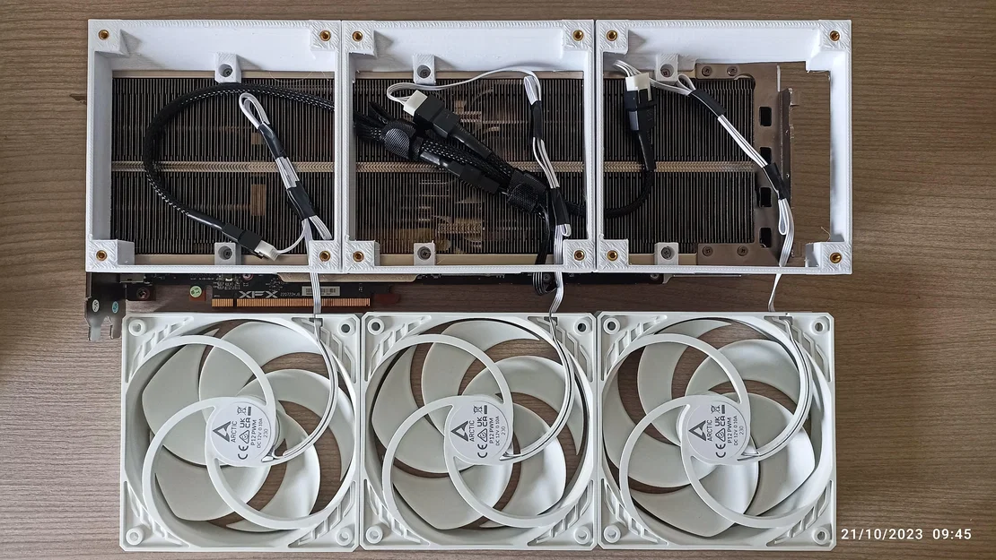 Mod Shroud XFX Merc 310 RX79000XT(X) cho quạt 120mm - Image 3