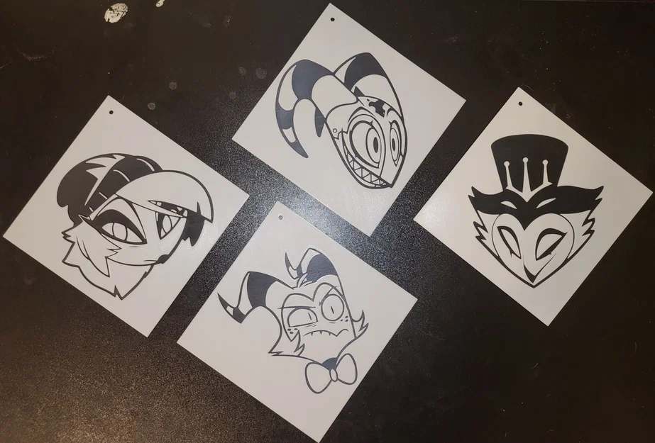 Tranh treo tường 2D Helluva Boss độc đáo dành cho tín đồ 3D Printing - Image 1