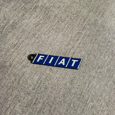 Móc khóa logo FIAT cổ điển - File in 3D độc đáo cho người yêu xe