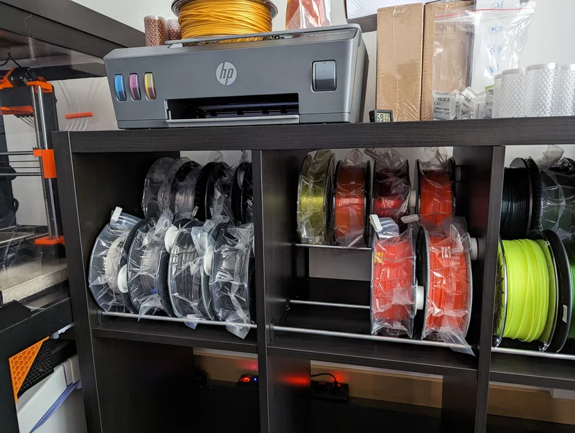 Giá lưu trữ filament cho kệ IKEA Kallax (IKEA Kallax Filament Storage Rack) - Image 3