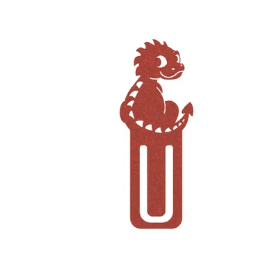 Mẫu kẹp sách Baby Dragon in 3D dễ thương cho người yêu sách