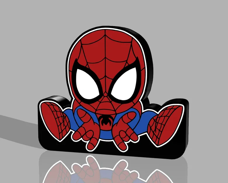 Đèn Lightbox LED Spider Man v3 - Image 1