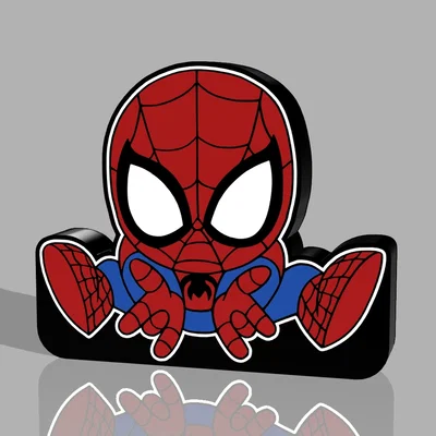 Đèn Lightbox LED Spider Man v3