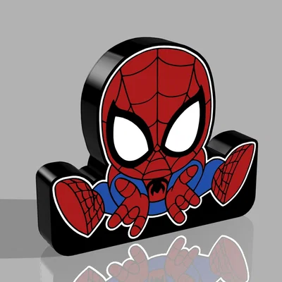 Đèn Lightbox LED Spider Man v3