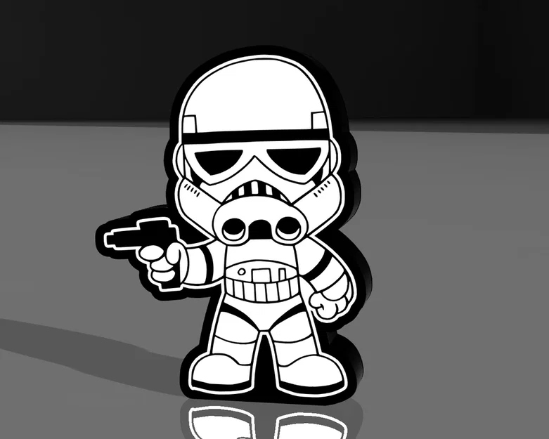 Stormtrooper | Đèn Lightbox LED Star Wars - Image 2