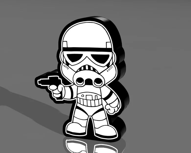 Stormtrooper | Đèn Lightbox LED Star Wars - Image 3