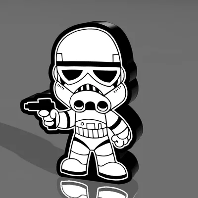 Stormtrooper | Đèn Lightbox LED Star Wars
