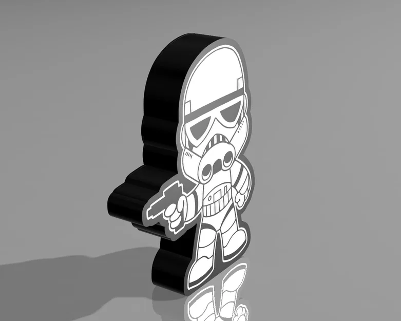 Stormtrooper | Đèn Lightbox LED Star Wars - Image 6
