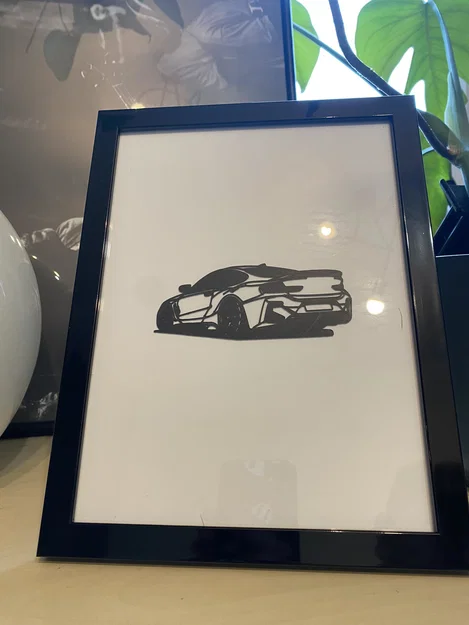 Trang trí Line Art xe thể thao (Sport car Line art decoration) - Image 2