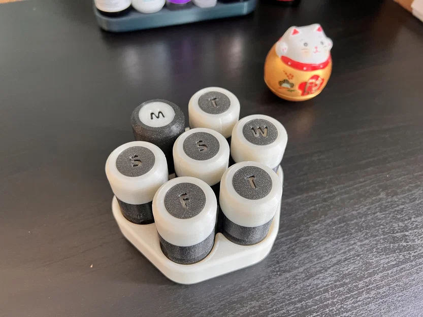 Pill Pods: Khay 7 ngày + Thẻ chữ cái - Image 2