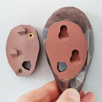Trang trí tường & móc treo hình tai Low Poly