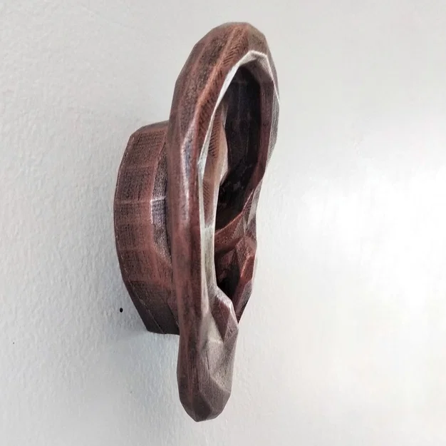 Trang trí tường & móc treo hình tai Low Poly - Image 4