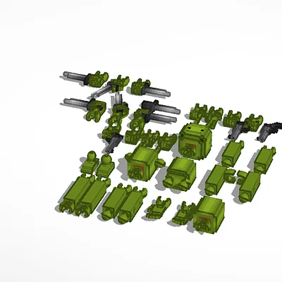 Mô hình nhân vật Melon Playground lắp ráp in 3D độc đáo