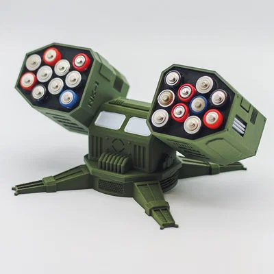 Bệ phóng tên lửa pin – AAA & AA – xoay 360°