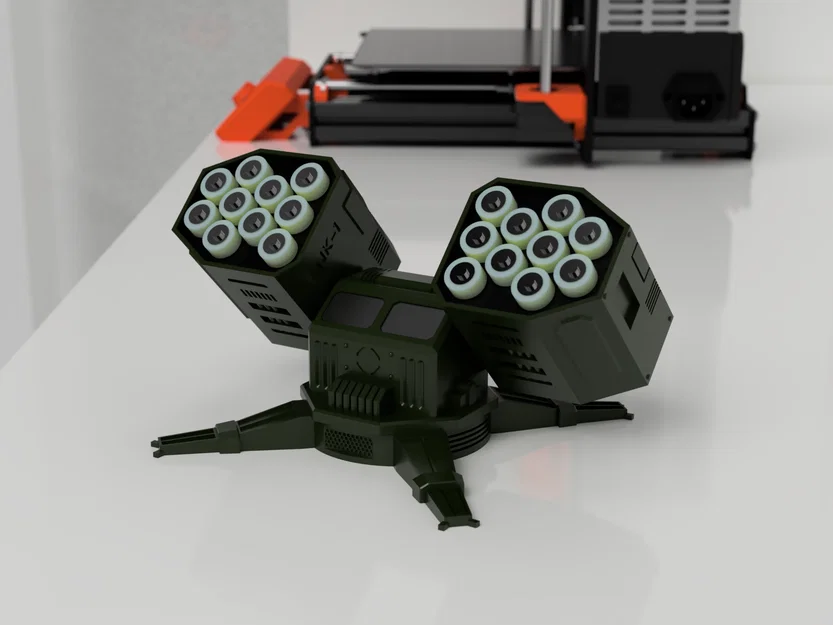 Bệ phóng tên lửa pin – AAA & AA – xoay 360° - Image 5