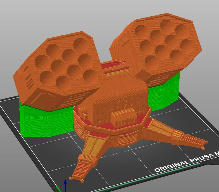 Bệ phóng tên lửa pin AA Print-in-Place (Single Piece) - Image 2