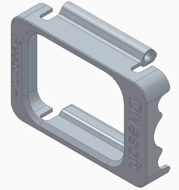 Ốp bảo vệ máy tính lặn Divesoft Freedom và Freedom+ (3D Print Model) - Image 5