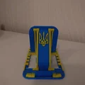 Giá đỡ điện thoại 3D gấp gọn in nguyên khối kèm họa tiết Ukraine - Thumbnail 1