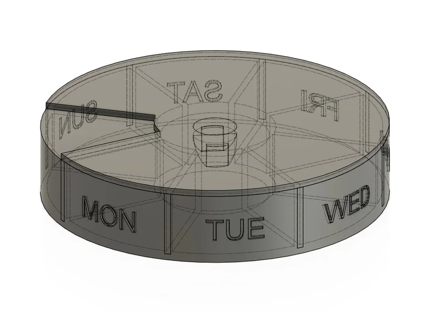 Hộp đựng thuốc du lịch 7 ngày (7 Day Travel Pill Box) - Image 1